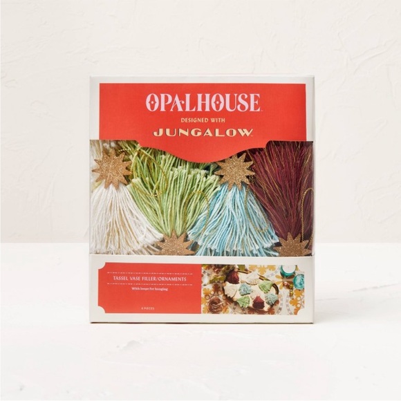 Tassel Star Filler Tree Ornaments - Opalhouse™ designed with Jungalow Pack Of 2 - Picture 4 of 5